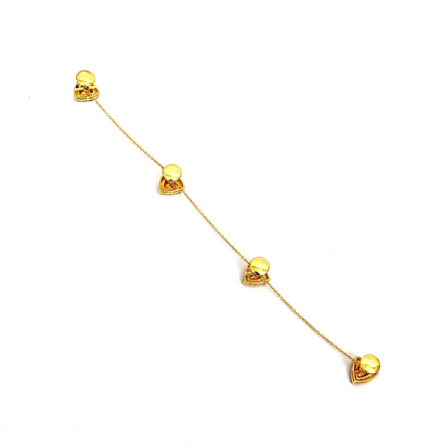 Men’s Sterling Silver Kurta Buttons – Gold-Plated Moissanite Polki & Enamel Set (Standard Size)
