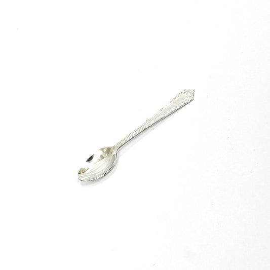 Sterling Silver Pooja Spoon – Ornate Design (3 inch)