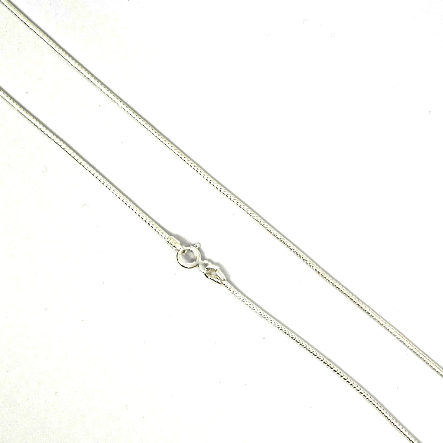 Women’s Sterling Silver Chain – Fine Link Design (16 inch)