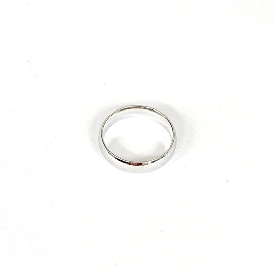 Sterling Silver Plain Band – Women’s Ring