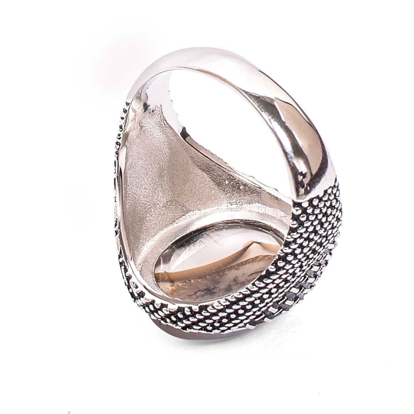 π Men's Ornate Gemstone Ring