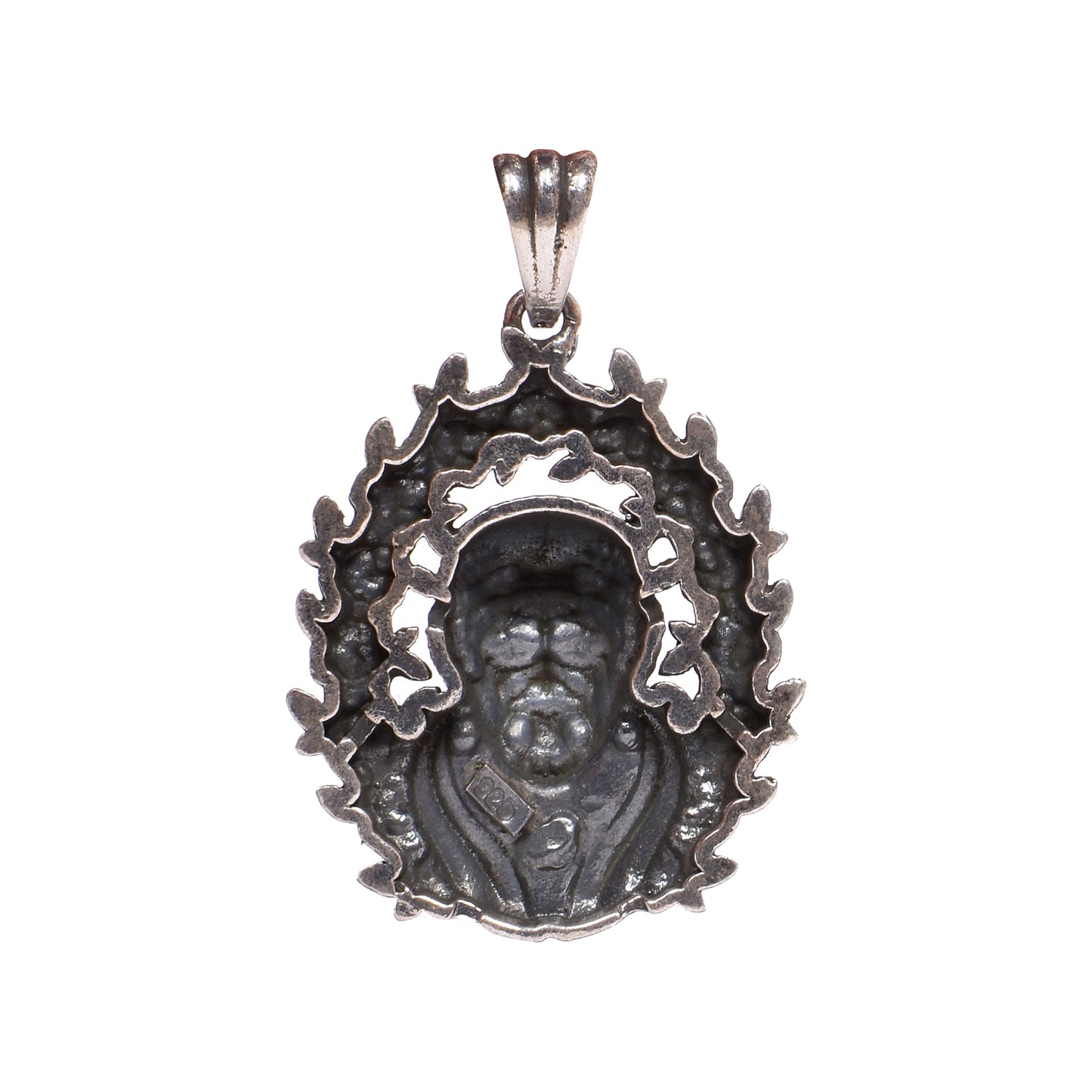 Ornate Divine Pendant – Antique Finish (4.5 cm)