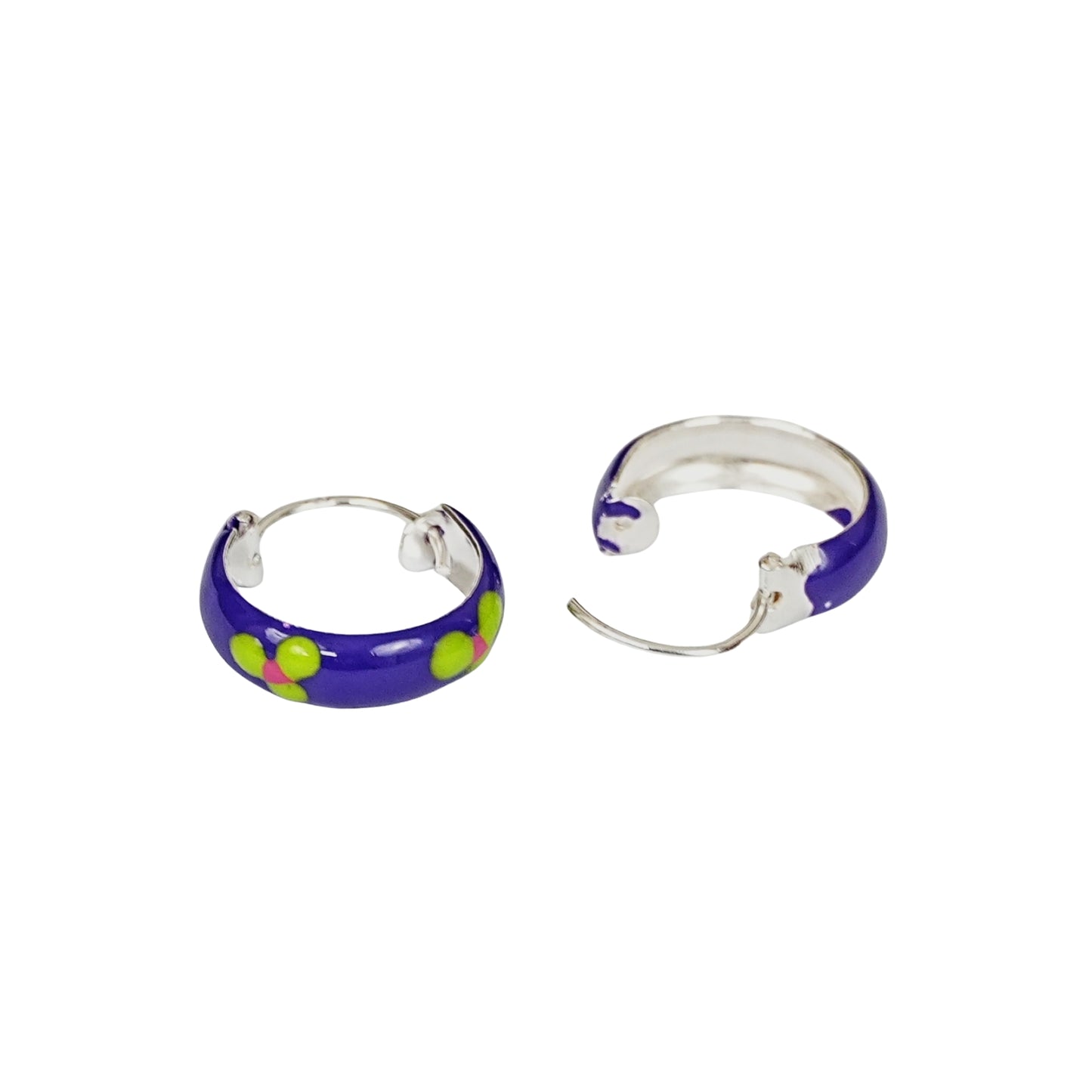 Ocean Bloom Hoop Earrings – Kids Collection
