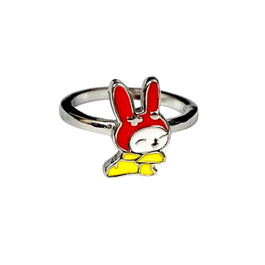 Peaceful Bunny Cartoon Ring – Kids Collection