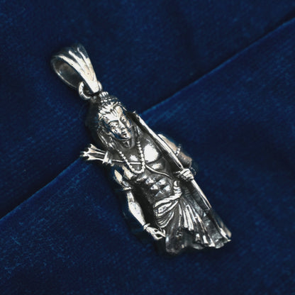 Lord Rama Pendant – Divine Grace (4.5 cm)