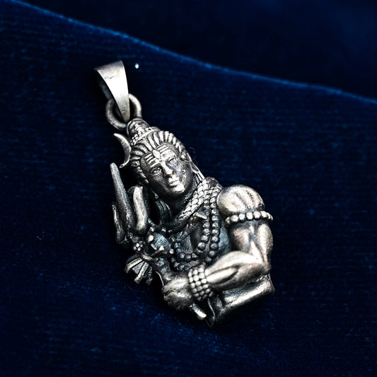 Lord Shiva Pendant – Divine Serenity (3.5 cm)