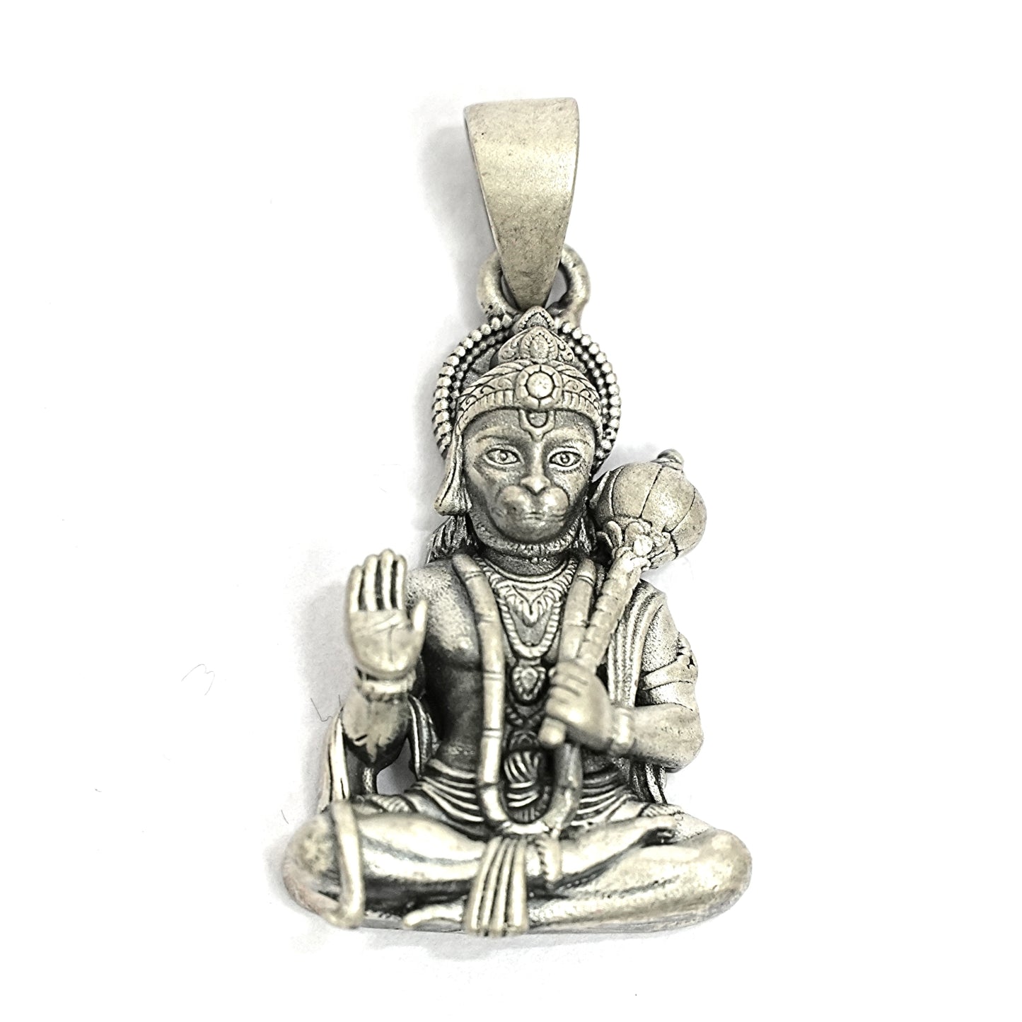 Lord Hanuman Pendant – Meditative Blessings (3.8 cm)