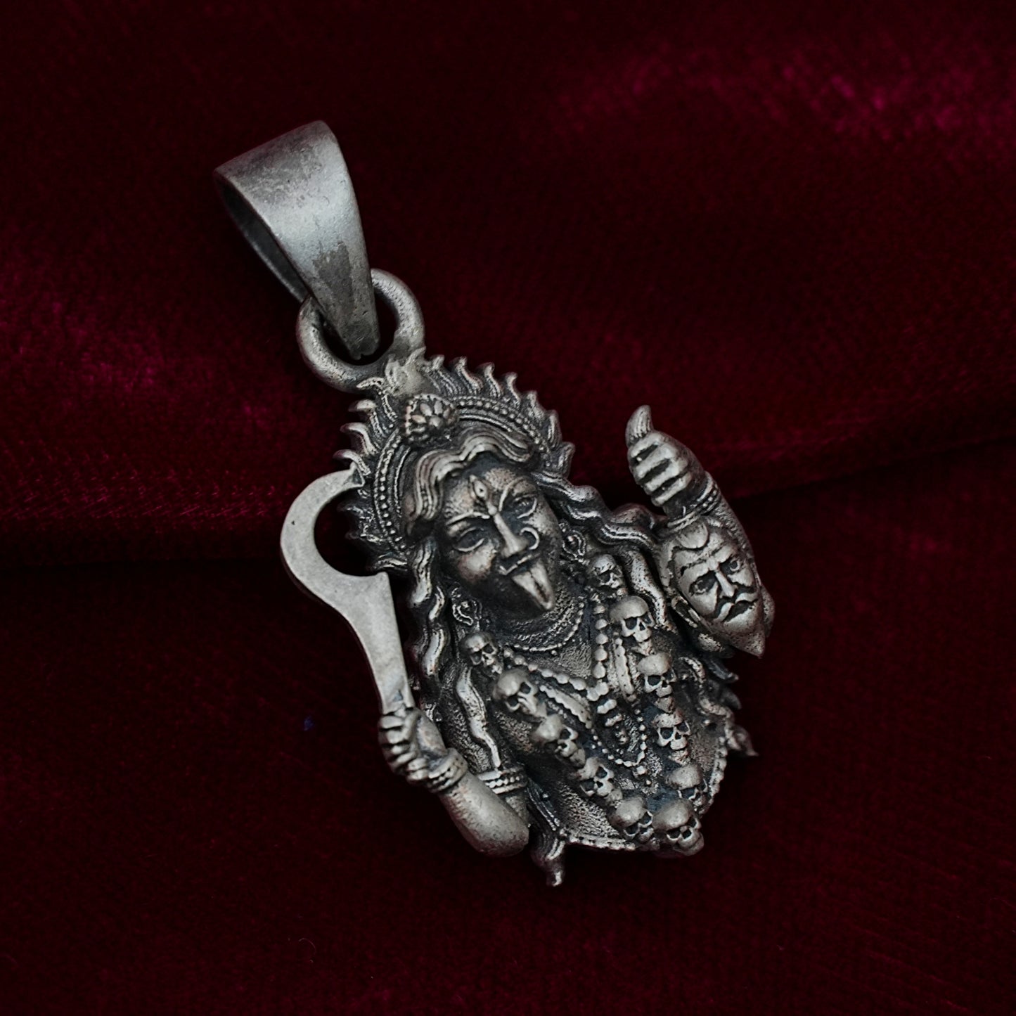 Goddess Kali Pendant – Fierce Protector (3.4 cm)