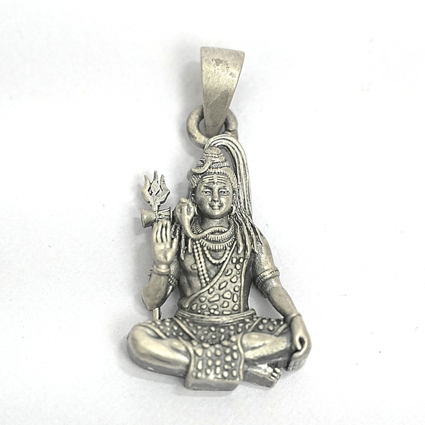 Lord Shiva Pendant – Meditative Blessings (3.6 cm)