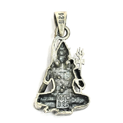 Lord Shiva Pendant – Meditative Blessings (3.6 cm)