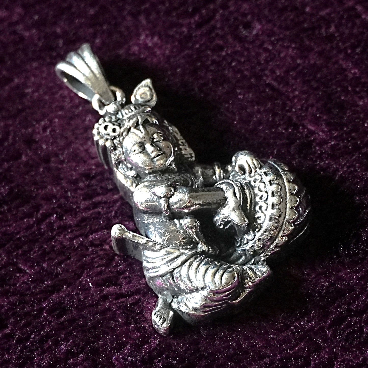 Bala Krishna Pendant – Divine Innocence (4.5 cm)