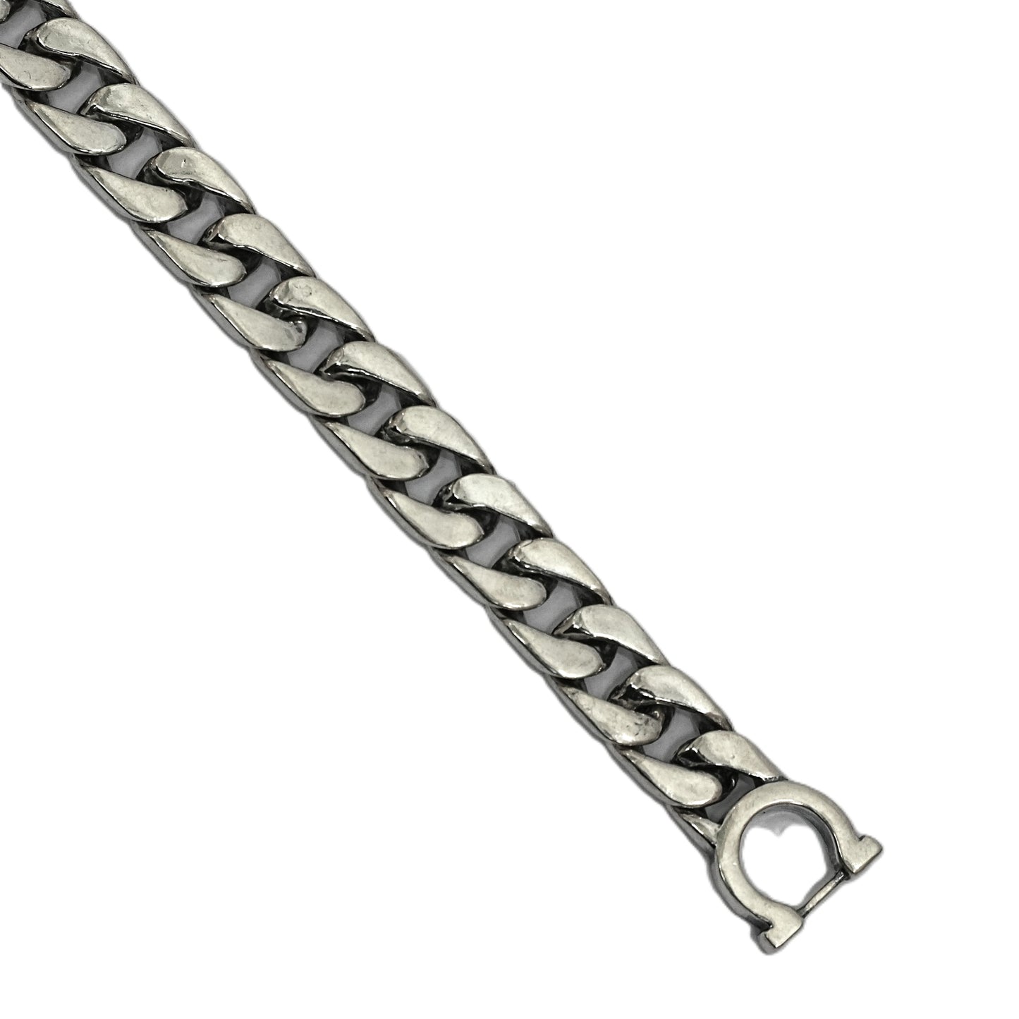 Men’s Sterling Silver Bracelet – Luxury Curb Links (22 cm)