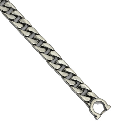 Men’s Sterling Silver Bracelet – Luxury Curb Links (22 cm)