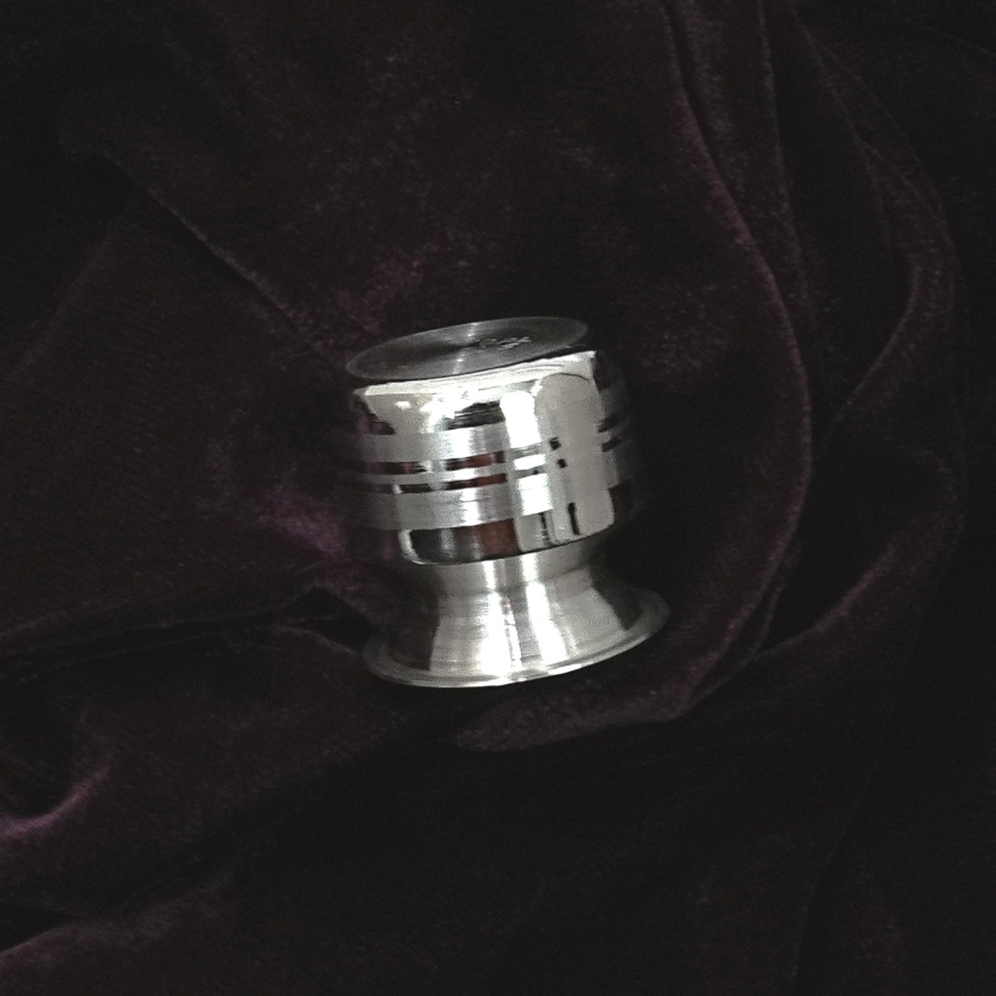Sterling Silver Pooja Lota – Compact Design (1 inch)