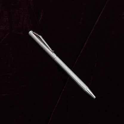 Pure Silver Pen – Textured Design (Standard Size)
