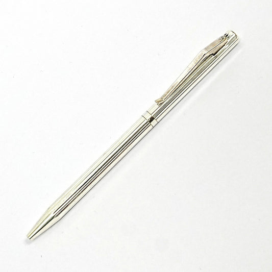 Pure Silver Pen – Textured Design (Standard Size)