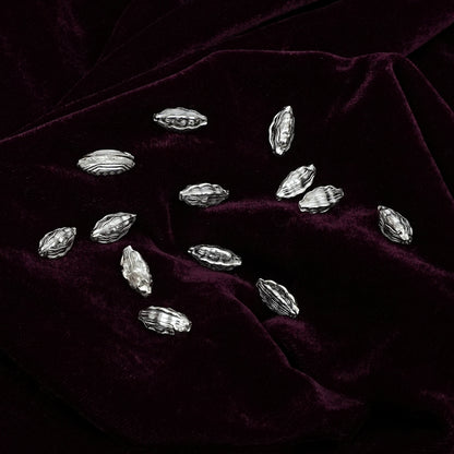 Sterling Silver Elaichi – Ritual Set of 5 (0.5 inch each)