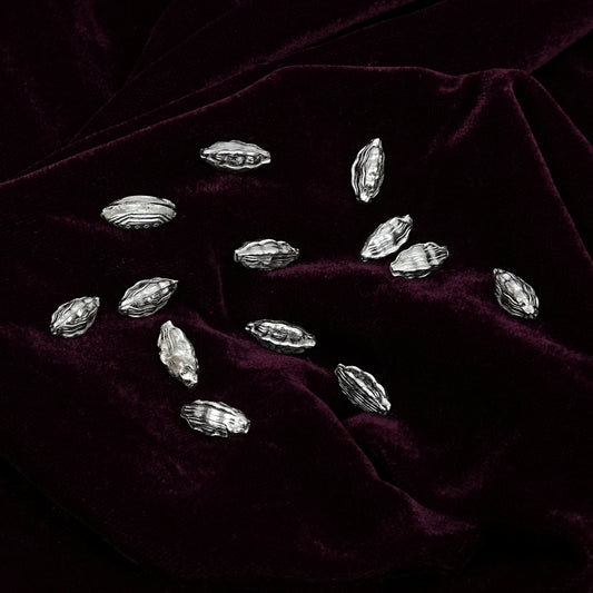 Sterling Silver Elaichi – Ritual Set of 5 (0.5 inch each)