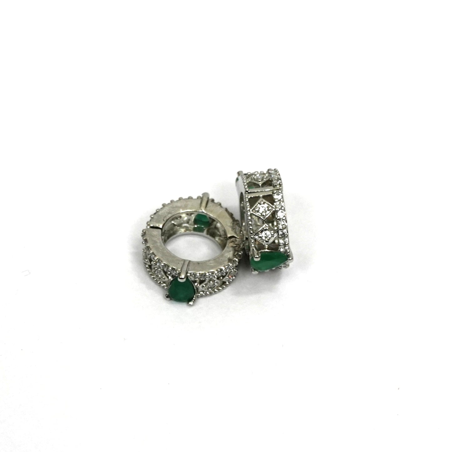 Sterling Silver Krishna Accessories Set – Bansuri, Mala, Mukut & Kade