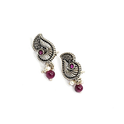 Sterling Silver Tribal Necklace Set – Necklace & Earrings
