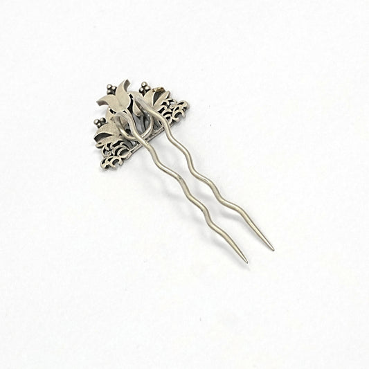 Sterling Silver Juda Pin – Floral Enamel Design