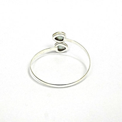 Sterling Silver Bracelet – Real Freshwater Pearl Motif