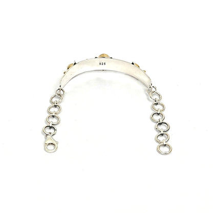 Freshwater Pearl Sterling Silver Statement Bracelet