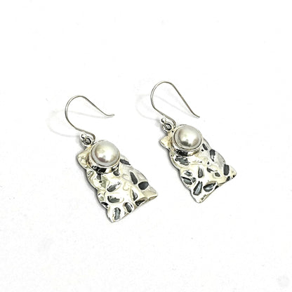 Chandrika Pearl Cascade Sterling Silver Necklace Set