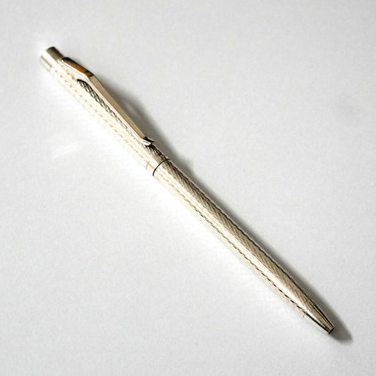 Sterling Silver Luxury Pen – Textured Design