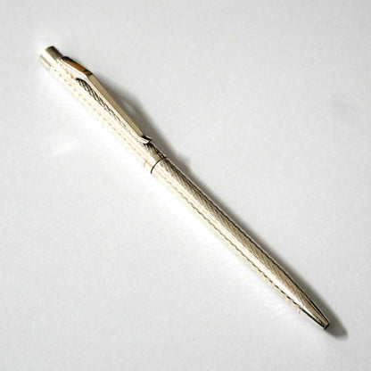 Sterling Silver Luxury Pen – Textured Design