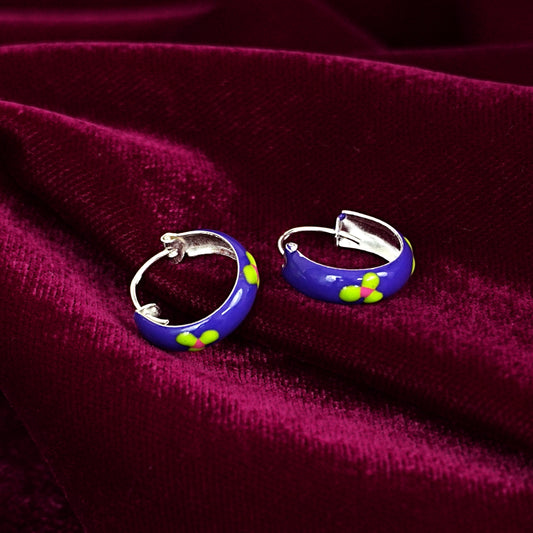 Ocean Bloom Hoop Earrings – Kids Collection