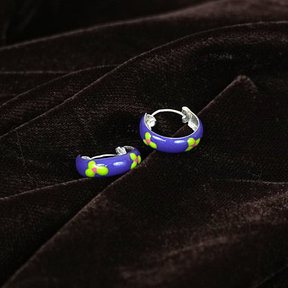 Ocean Bloom Hoop Earrings – Kids Collection