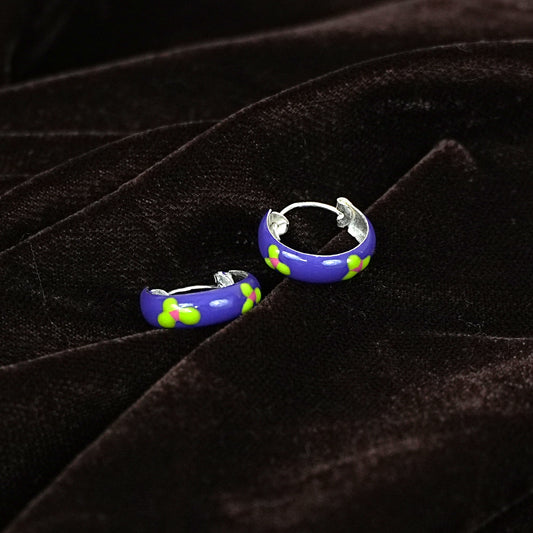 Ocean Bloom Hoop Earrings – Kids Collection