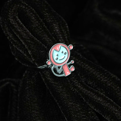 Cheerful Monkey Cartoon Ring – Kids Collection