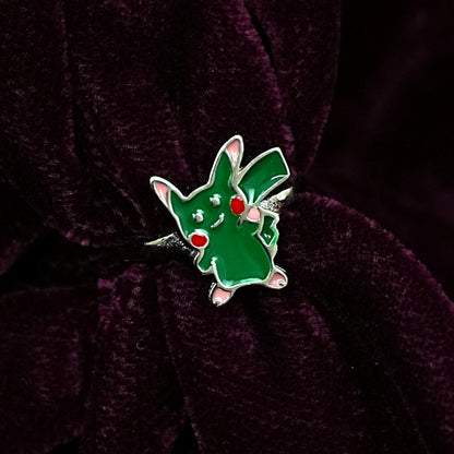 Playful Pikachu Cartoon Ring – Kids Collection