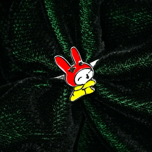 Peaceful Bunny Cartoon Ring – Kids Collection