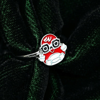 Red Cap Cartoon Ring – Kids Collection