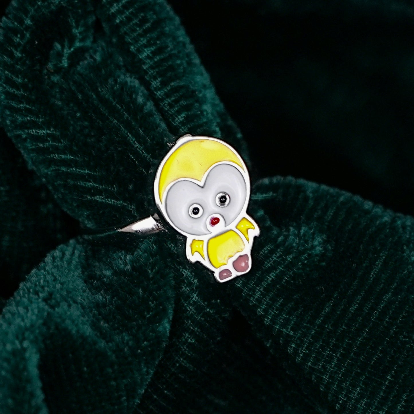 Sunny Penguin Cartoon Ring – Kids Collection