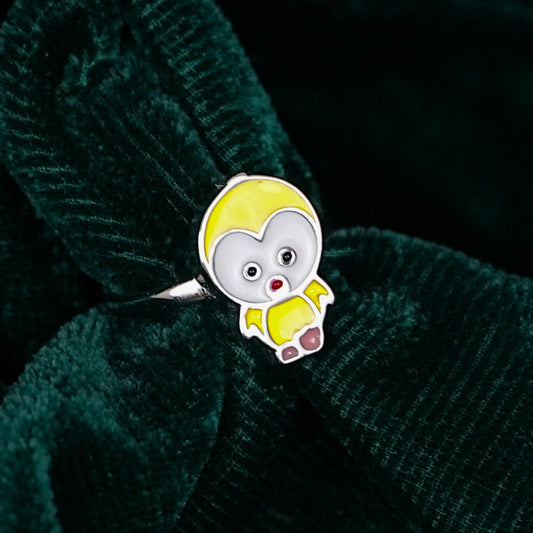 Sunny Penguin Cartoon Ring – Kids Collection