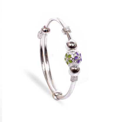 🌸 Kids Kada – Floral Bead Design