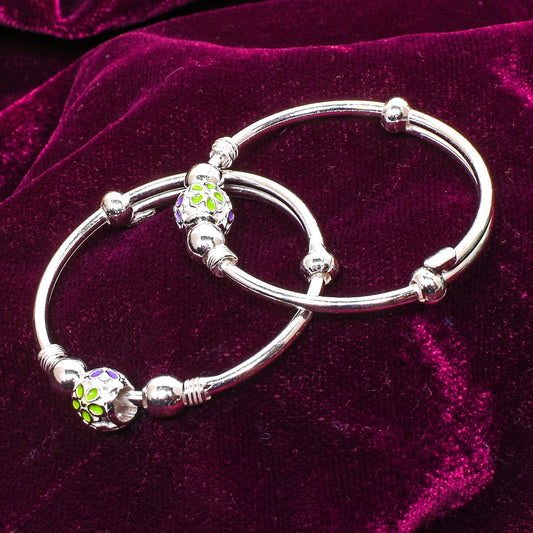 🌸 Kids Kada – Floral Bead Design