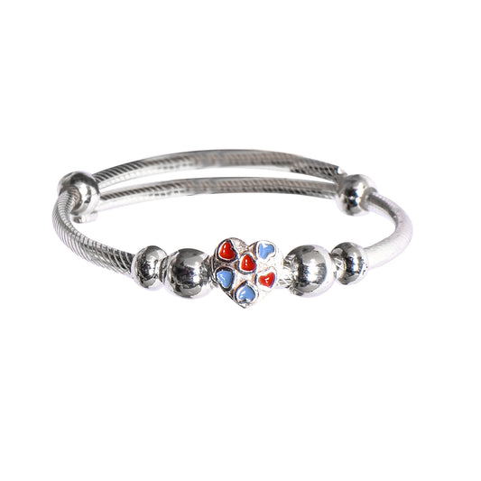 💖 Kids Kada – Twisted Floral Bead Design