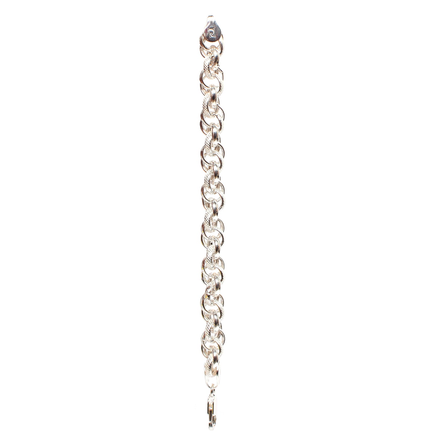 Kids Silver Bracelet – Interwoven Link Design (12.3 cm)