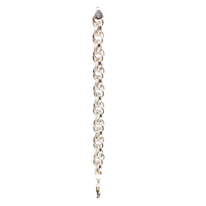 Kids Silver Bracelet – Interwoven Link Design (12.3 cm)