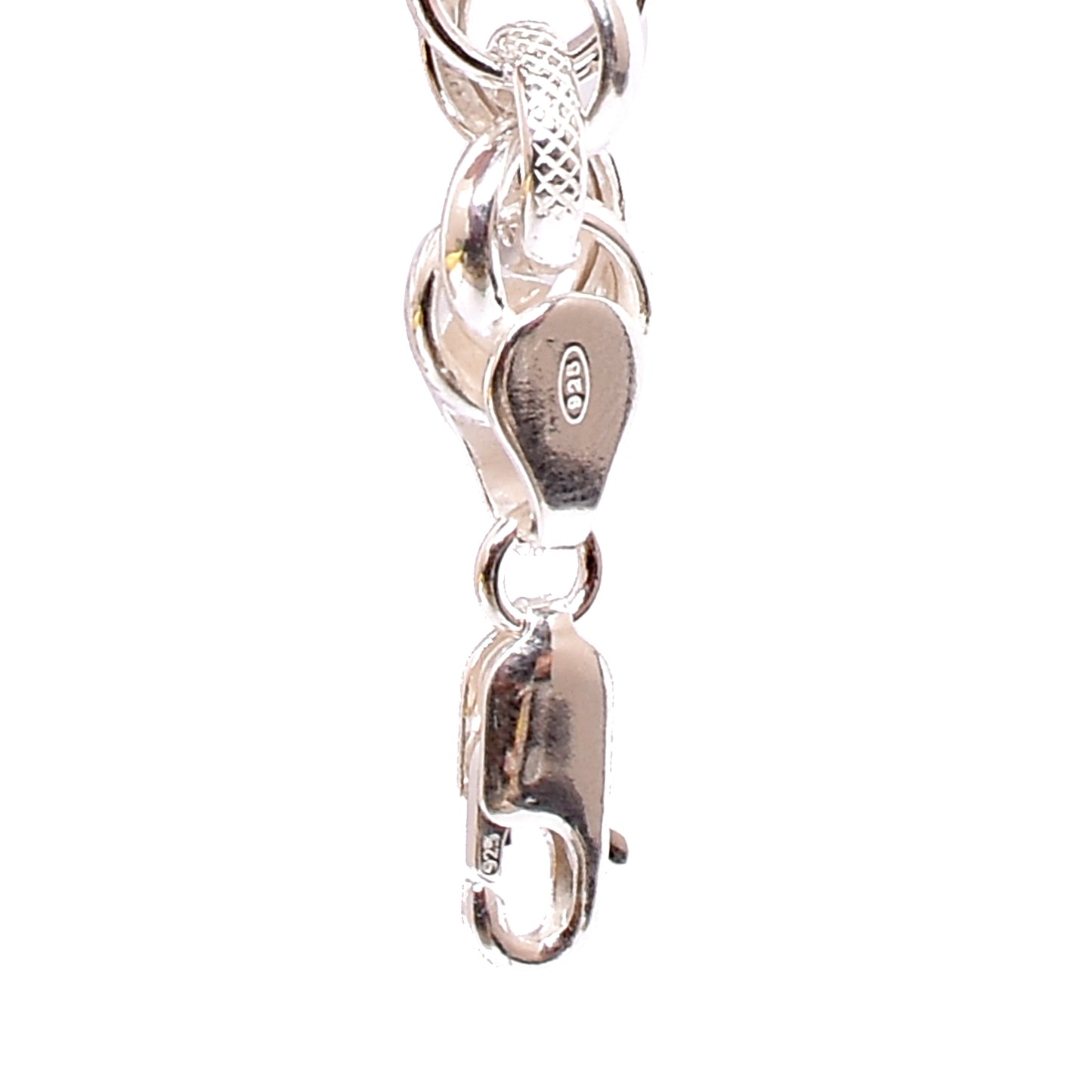Kids Silver Bracelet – Interwoven Link Design (12.3 cm)
