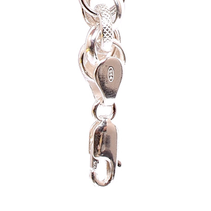 Kids Silver Bracelet – Interwoven Link Design (12.3 cm)