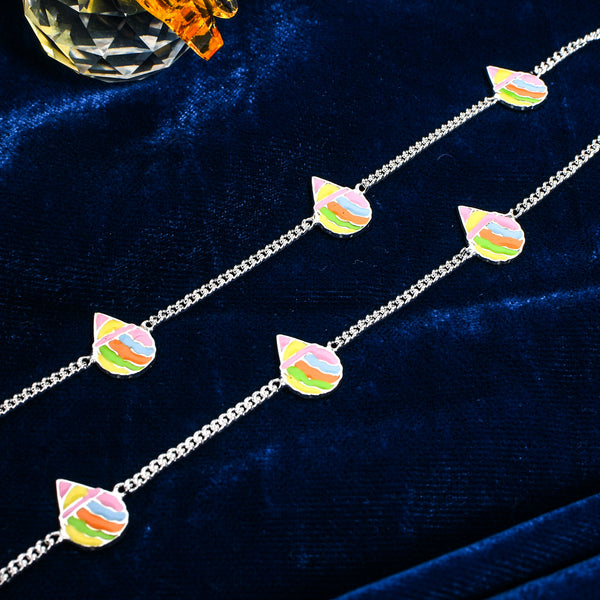 🌈 Colorful Charm Kids Anklet