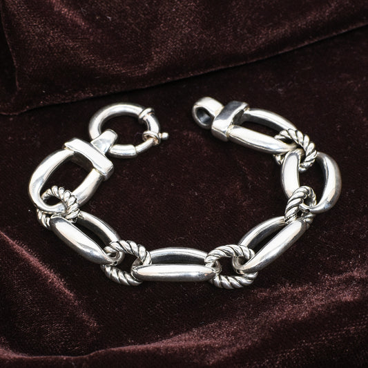 🔗 Men's Silver Link Bracelet