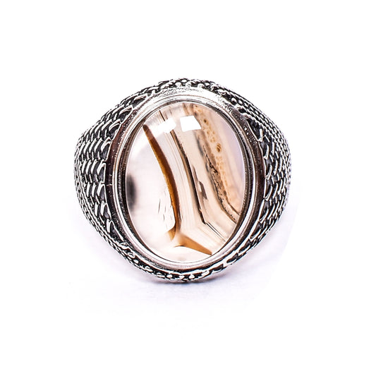 💠 Men's Ornate Gemstone Ring