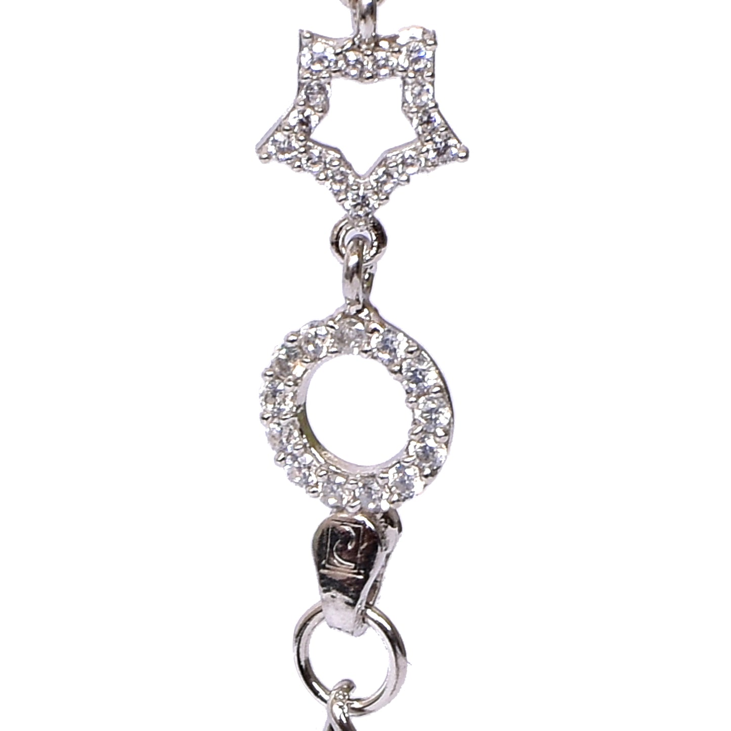 Women’s Silver Charm Bracelet – Butterfly, Floral & Geometric Motifs (Size 6.5 inch)